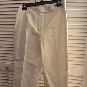 Per Se 100% Silk White Ivory Pants GUC Size 8